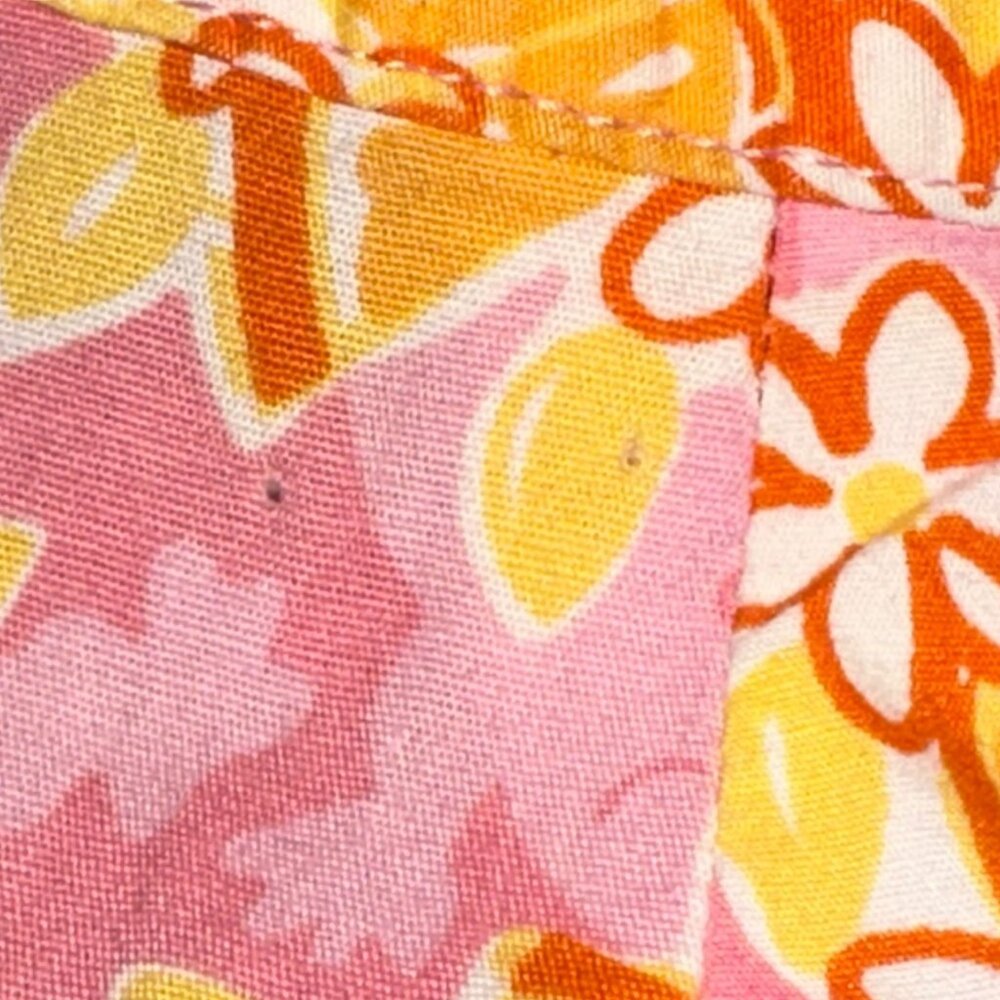 Lilly Pulitzer Straight Leg Capris Womens 2 Bright Pink Fruit Oranges Flowers - Picture 7 of 9